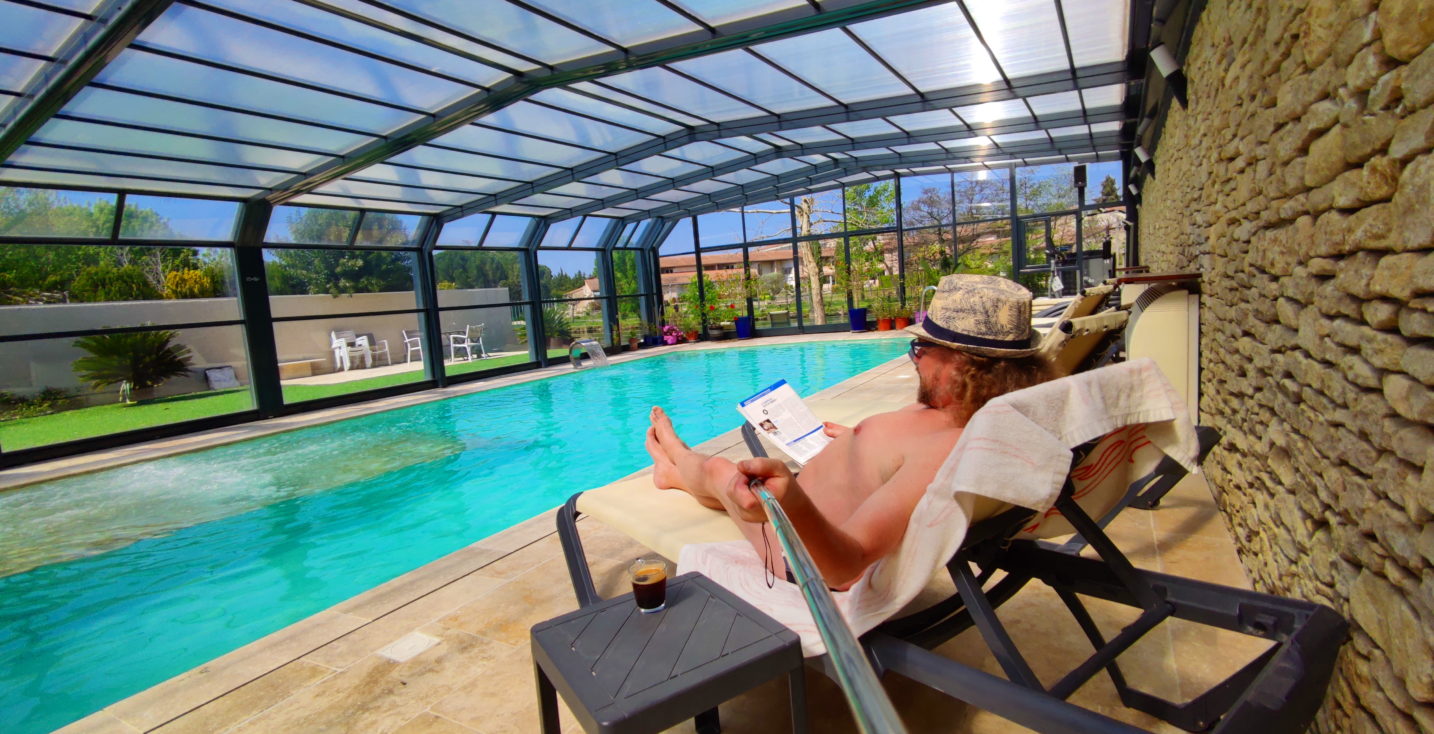 Sieste et lecture en toute tranquillité, au mois de février